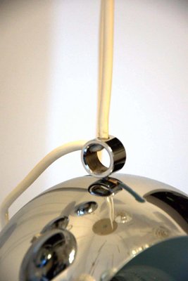 Italian Chrome Five-Globe Lamp from Guzzini, 1965-SPD-1001717