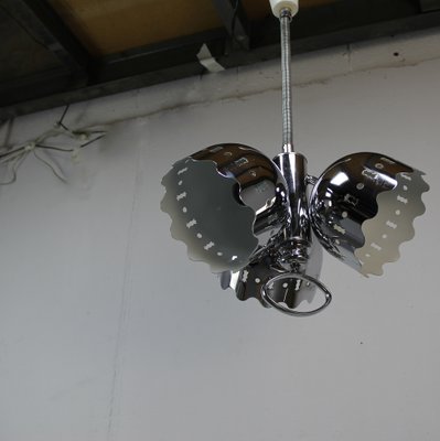 Italian Chromed 3-Spotted Ceiling Lamp-NE-1262812