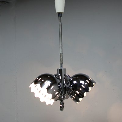 Italian Chromed 3-Spotted Ceiling Lamp-NE-1262812