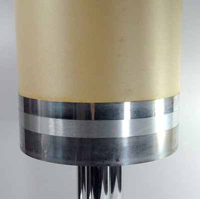 Italian Chromed Metal Table Lamp, 1970s-GIW-1758805