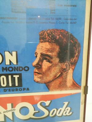 Italian Cinzano Ray Sugar Robinson Torino Poster, 1951-HNE-1314732