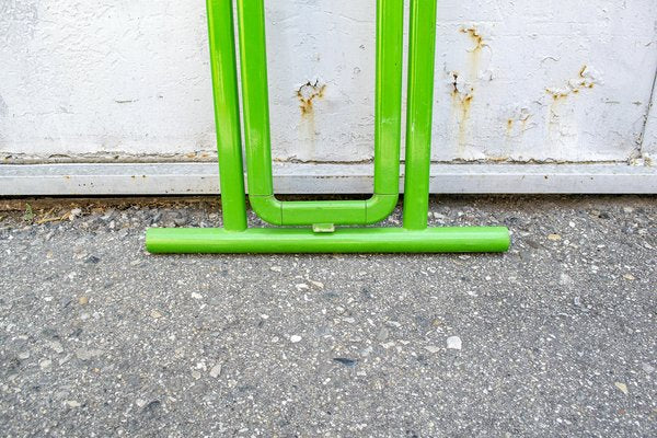 Italian Clothes Stand in Green Metal, 1970s-VCV-1296099