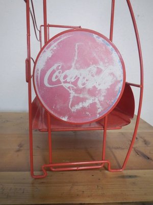 Italian Coca Cola Magazine Rack, 1970s-WWQ-829819