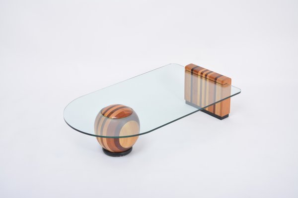 Italian Coffee Table by Massimo and Lella Vignelli for Casigliani, 1970s-FN-1255512