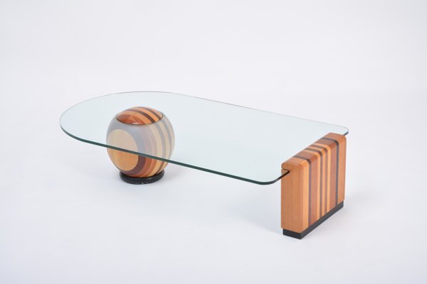 Italian Coffee Table by Massimo and Lella Vignelli for Casigliani, 1970s-FN-1255512