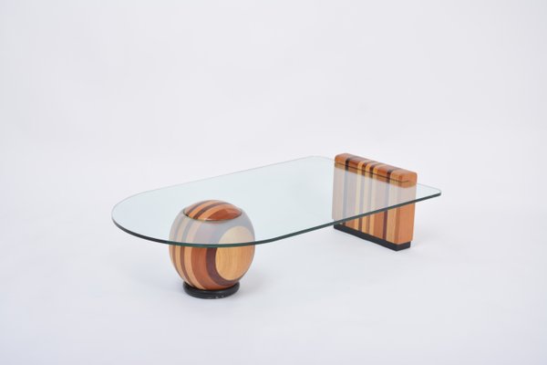 Italian Coffee Table by Massimo and Lella Vignelli for Casigliani, 1970s-FN-1255512