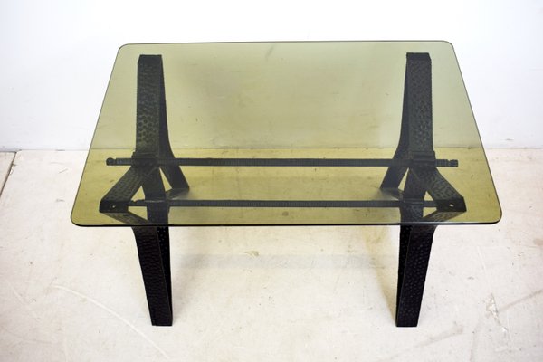 Italian Coffee Table from Cristal Art, 1960s-AOL-693933