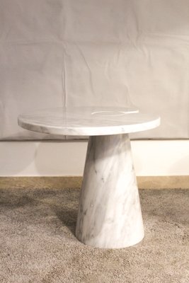 Italian Coffee Table in Carrara Marble, 1970s-OAQ-1373439