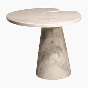 Italian Coffee Table in Carrara Marble, 1970s-OAQ-1373439