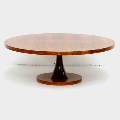 Italian Coffee Table in Rosewood and Bronze by Angelo Mangiarotti for Bernini-UBE-1335582