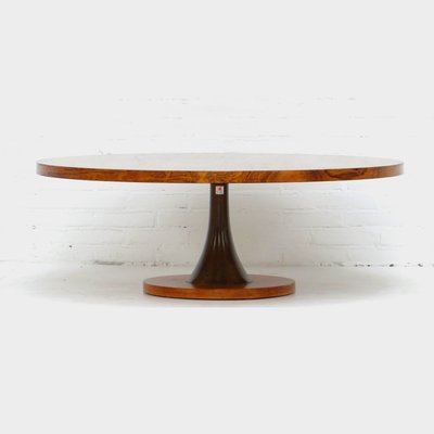 Italian Coffee Table in Rosewood and Bronze by Angelo Mangiarotti for Bernini-UBE-1335582