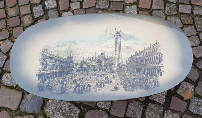 Italian Coffee Table with a Picture of the Piazza San Marco-QDP-546531