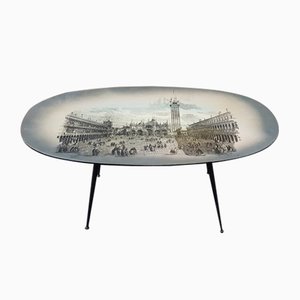 Italian Coffee Table with a Picture of the Piazza San Marco-QDP-546531