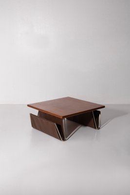 Italian Coffee Table with Magazine Rack, 1960-RCE-2019935