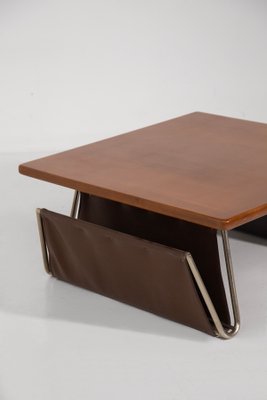 Italian Coffee Table with Magazine Rack, 1960-RCE-2019935