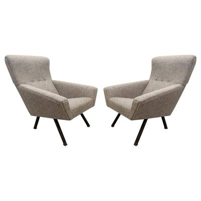 Italian Comfortable Armchairs with High Backs, Set of 2-FGA-923284