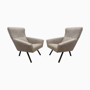 Italian Comfortable Armchairs with High Backs, Set of 2-FGA-923284