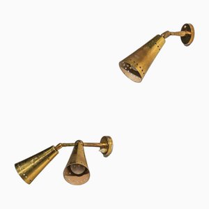 Italian Conical Wall Lights, 1950s, Set of 2-YU-1795136