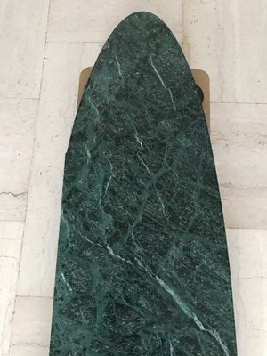 Italian Console in Verde Guatemala Marble, 1960s-CC-2015953