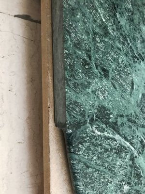 Italian Console in Verde Guatemala Marble, 1960s-CC-2015953