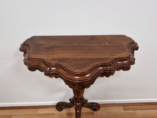 Italian Console in Walnut Wood, 1930s-RKF-2035985