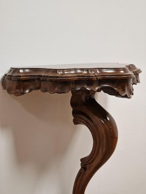 Italian Console in Walnut Wood, 1930s-RKF-2035985