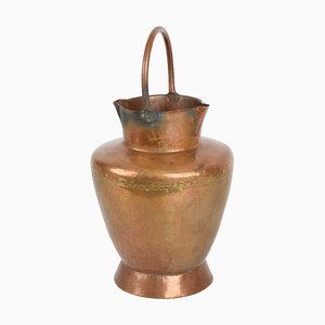 Italian Copper Vase ​​with Double Spouts and a Single Handle, Tuscany, 1930s-JDR-1125420