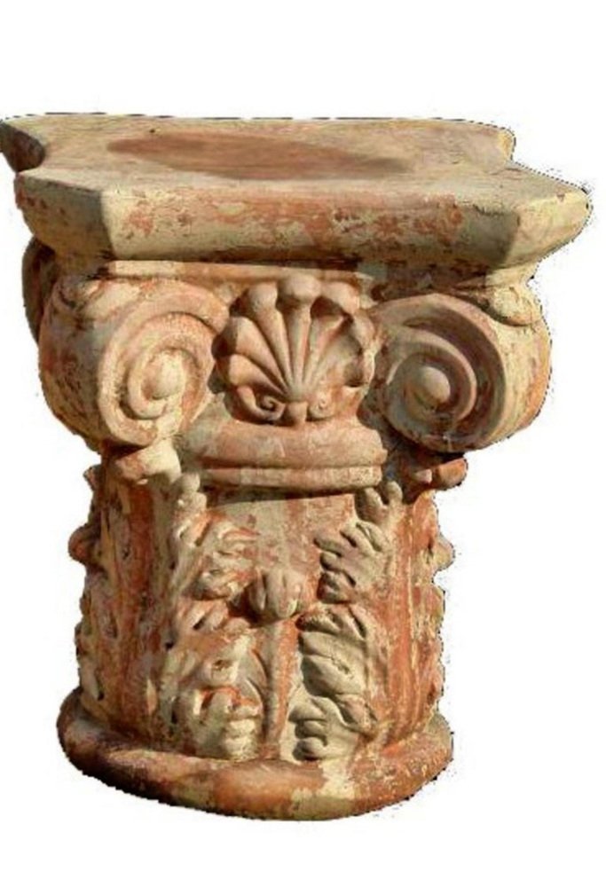 Italian Corinthian Capital Stumps, 20th Century, Set of 2