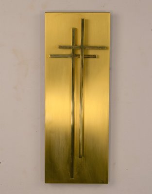 Italian Crucifix Decorative by Angelo Brotto for Esperia, 1970s-AOL-1260703