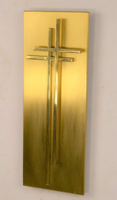 Italian Crucifix Decorative by Angelo Brotto for Esperia, 1970s-AOL-1260703