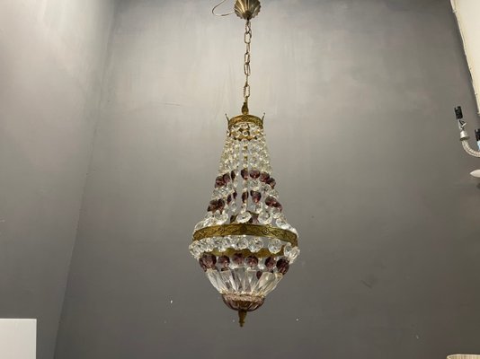 Italian Crystal Basket Chandelier-JJC-1250571