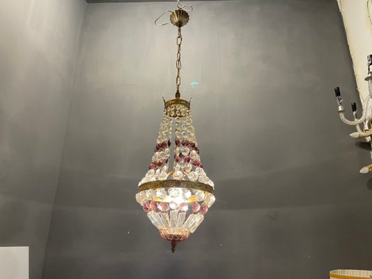 Italian Crystal Basket Chandelier-JJC-1250571