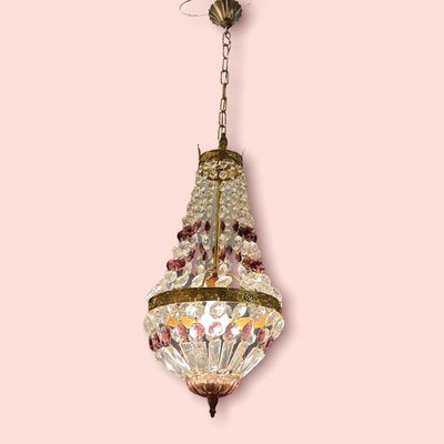 Italian Crystal Basket Chandelier-JJC-1250571