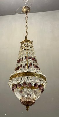 Italian Crystal Basket Chandelier-JJC-1250571