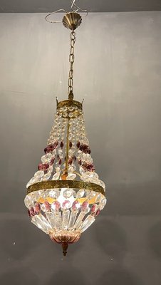 Italian Crystal Basket Chandelier-JJC-1250571