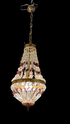 Italian Crystal Basket Chandelier-JJC-1250571