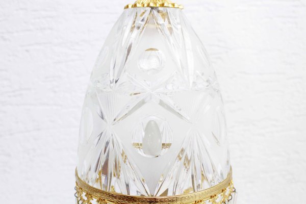 Italian Crystal Table Lamp, 1970s-BQF-1010585