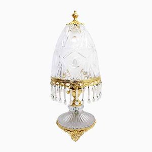 Italian Crystal Table Lamp, 1970s-BQF-1010585