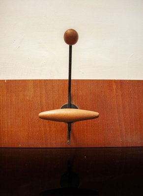 Italian Curved Plywood Coat Rack from Fratelli Reguitti, 1950s-VCV-737351