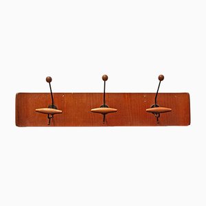 Italian Curved Plywood Coat Rack from Fratelli Reguitti, 1950s-VCV-737351