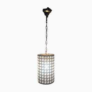 Italian Cylinder Pendant Lamp with Rock Crystal-SNX-979542