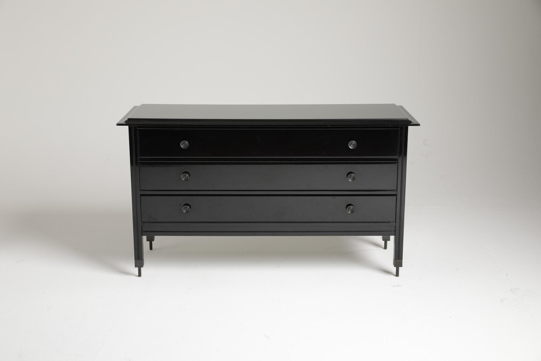 Italian D154 Chest of Drawers in Lacquered Wood by Carlo De Carli, 1963