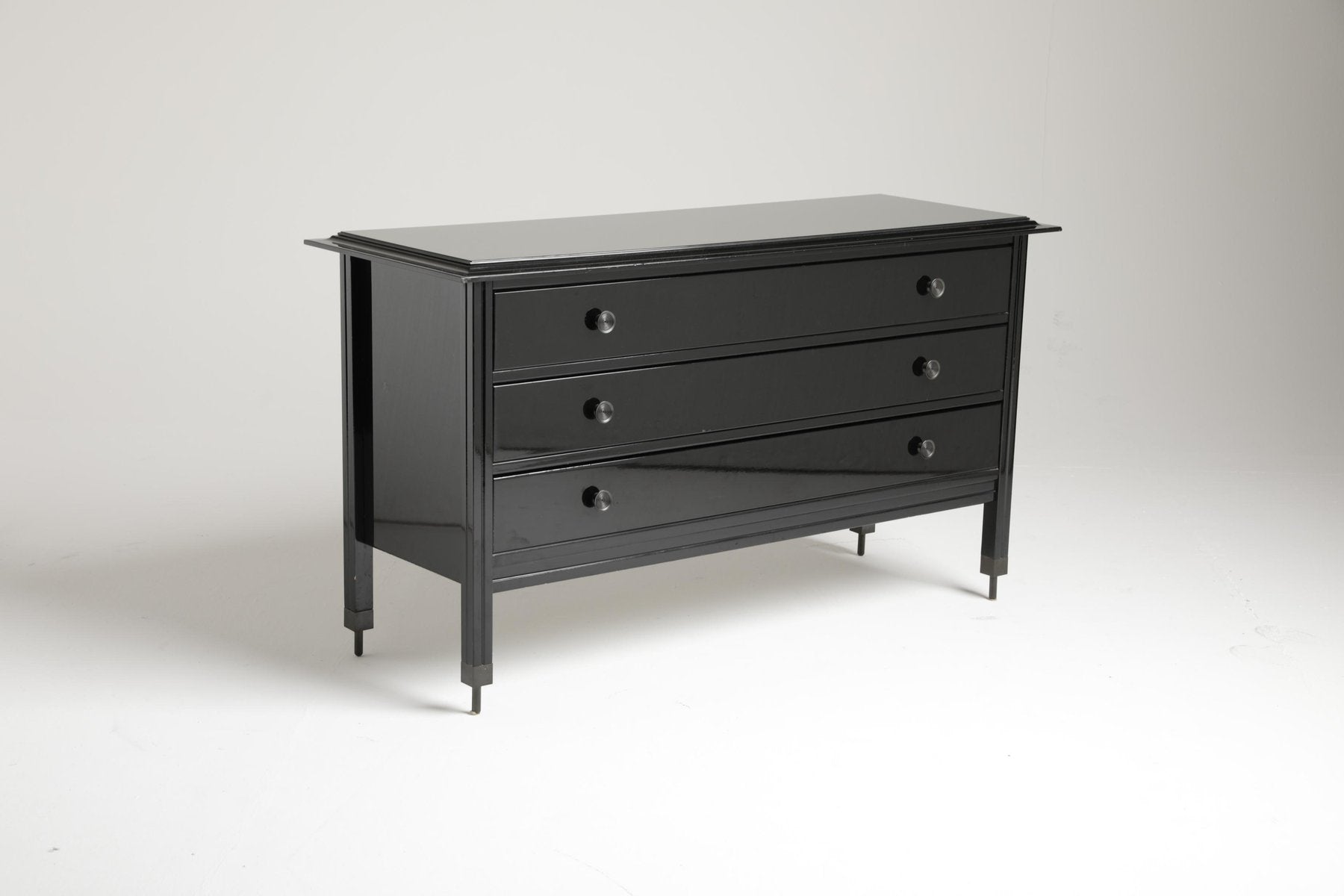 Italian D154 Chest of Drawers in Lacquered Wood by Carlo De Carli, 1963