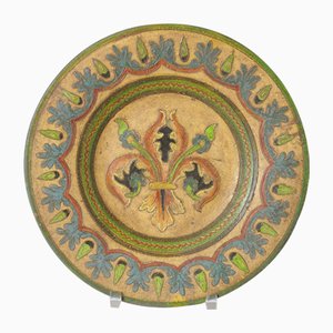 Italian Decorative Plate from Dante Milani Montopoli, 1930s-IXK-716194