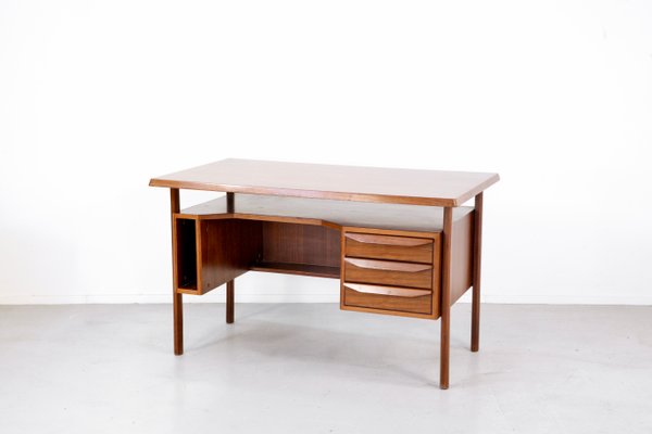 Italian Desk in Teak, 1960s-DUG-2041801