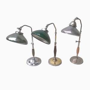 Italian Desk Lamps, 1930s, Set of 3-EI-153197