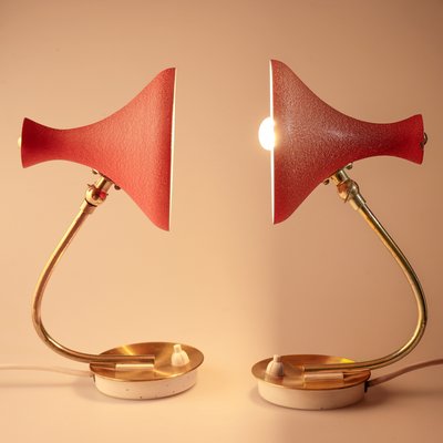 Italian Diabolo Bedside Lamps from Stilnovo, 1950s, Set of 2-QBR-1060439