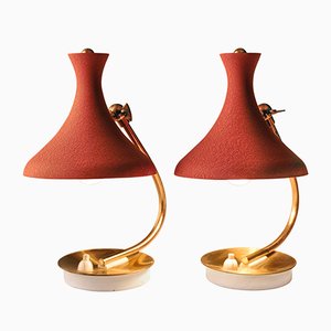 Italian Diabolo Bedside Lamps from Stilnovo, 1950s, Set of 2-QBR-1060439