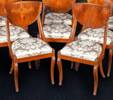 Italian Dining Chairs, 1790s, Set of 8-MBH-1031592