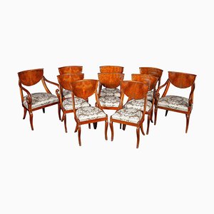 Italian Dining Chairs, 1790s, Set of 8-MBH-1031592